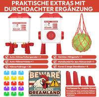 Hühner Futterautomat 12kg Hühnertränke 11L Hühnerstall Stall