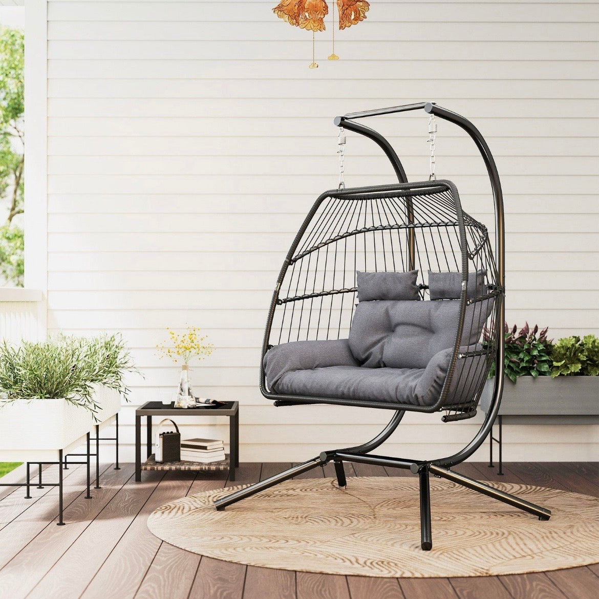 Hängesessel Hängekorb Gartenmöbel Sessel