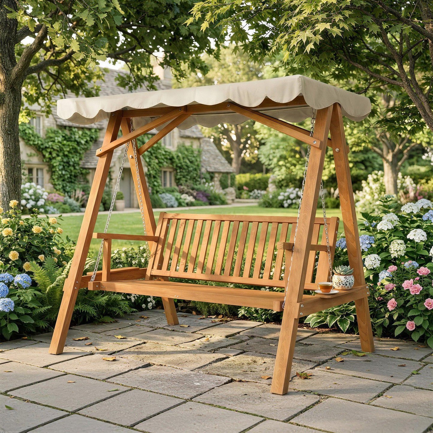 Hollywoodschaukel Gartenschaukel Schaukelbank Schaukel 240kg