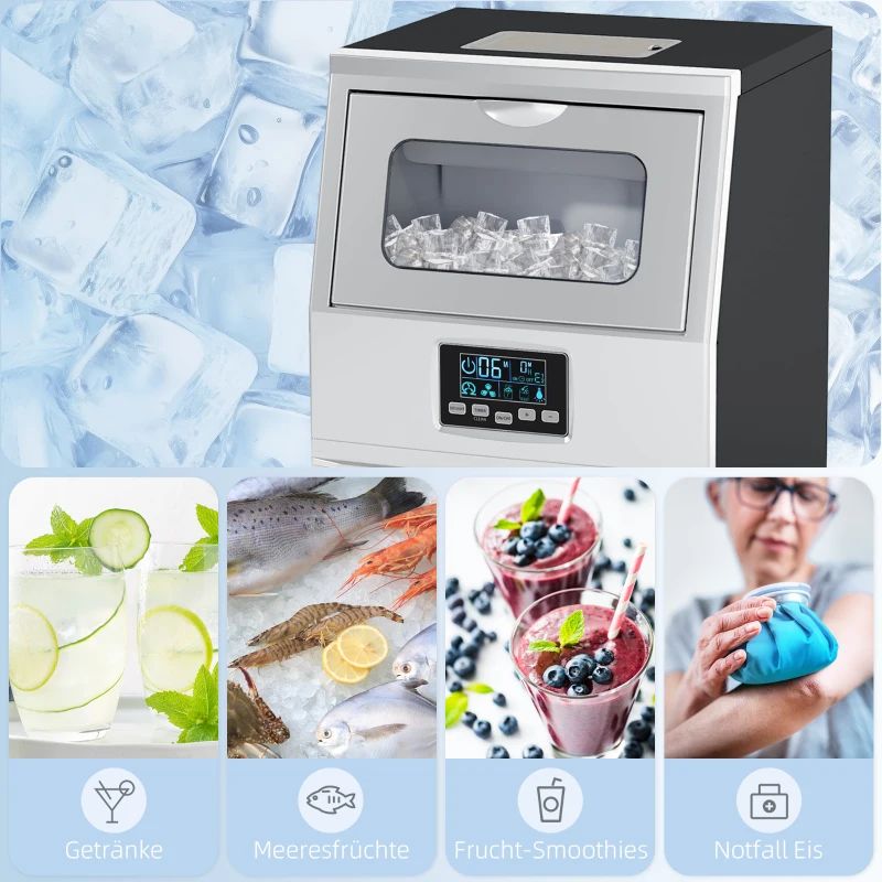 Eiswürfelmaschine Eiswürfelspender Gastronomie Küchengeräte Küche