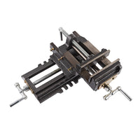 Maschinenschraubstock 125mm 2-Achsen Kreuztisch Schraubstock Schrauben