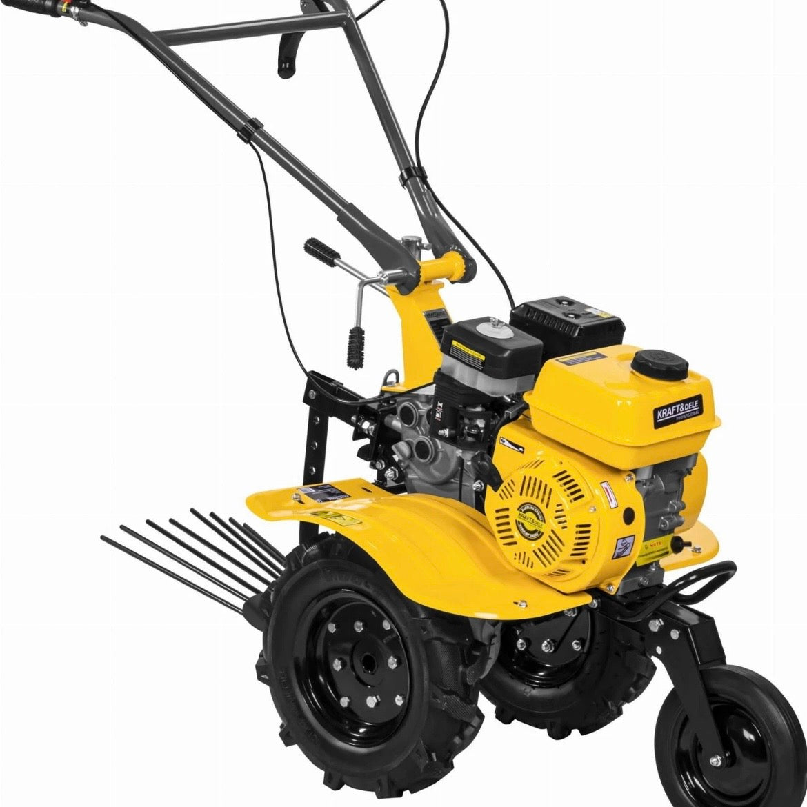 Benzin Motorhacke Gartenfräse Kultivator Pflug Häufler