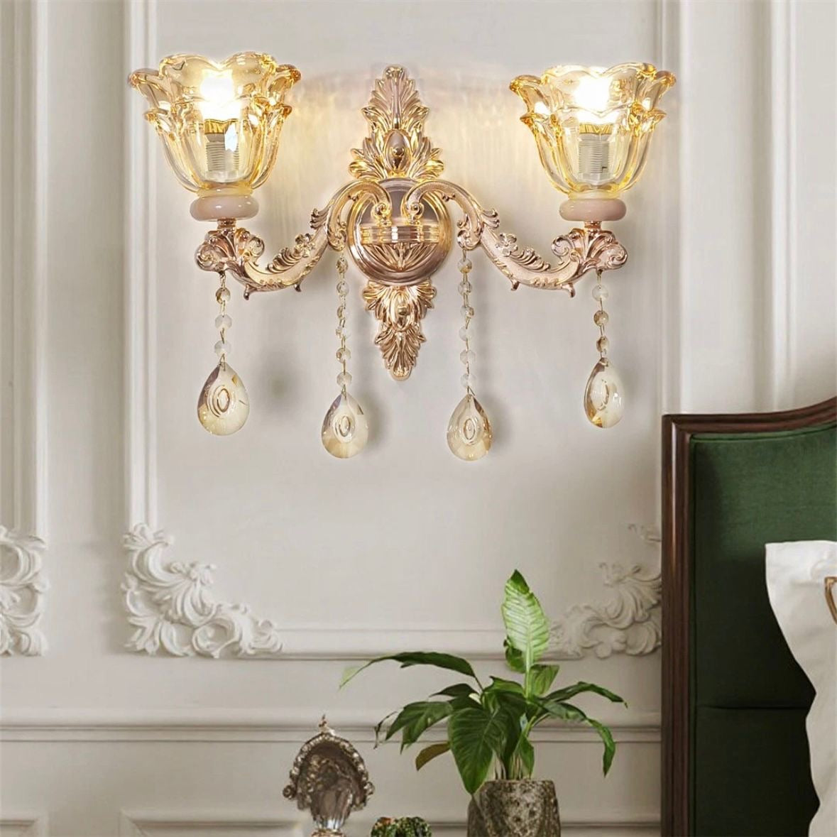 Antike Wandleuchte Dimmbar Vintage Wandlampe Wandbeleuchtung