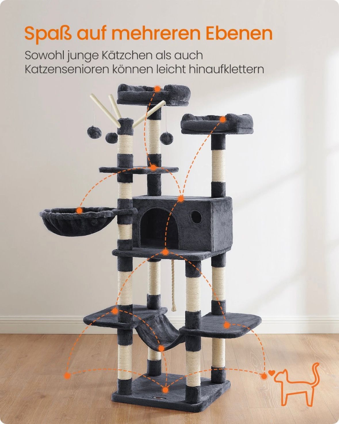 XXL Kratzbaum Katzenkratzbaum