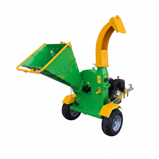 Holzschredder E-Start Schredder Holzhäcksler Häcksler 420ccm