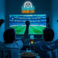 Fußball Neon Schild Wanddeko LED Schild Schlafzimmer
