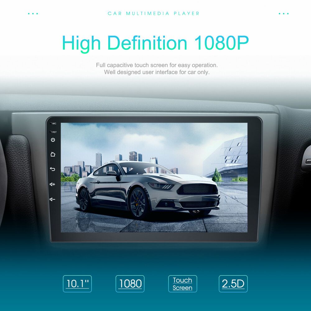 Autoradio Android 10 Zoll GPS Navigation WIFI CarPlay Navi 2G 64G
