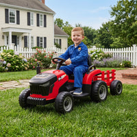 Elektrischer Kinder Traktor Anhänger 
Kinderfahrzeug Elektrotraktor