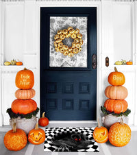 3D Halloween Fußmatte Deko Skelett Dekoration Teppich