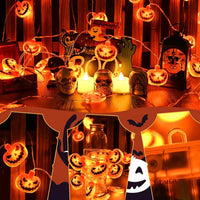 Halloween Lichterkette Kürbis Dekoration Beleuchtung