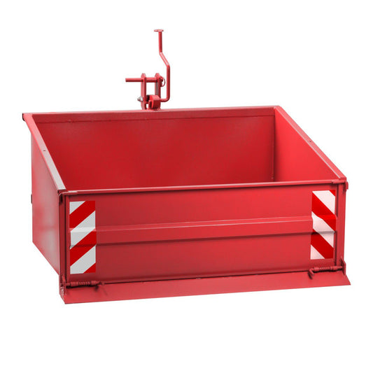 Traktor Heckcontainer 120cm Heckmulde Transportcontainer Kippmulde