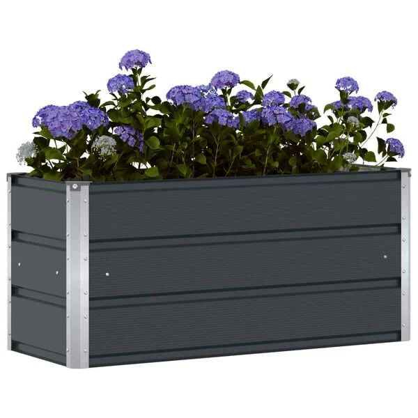 Hochbeet Pflanzenbeet 100x40x45cm Frühbeet Garten