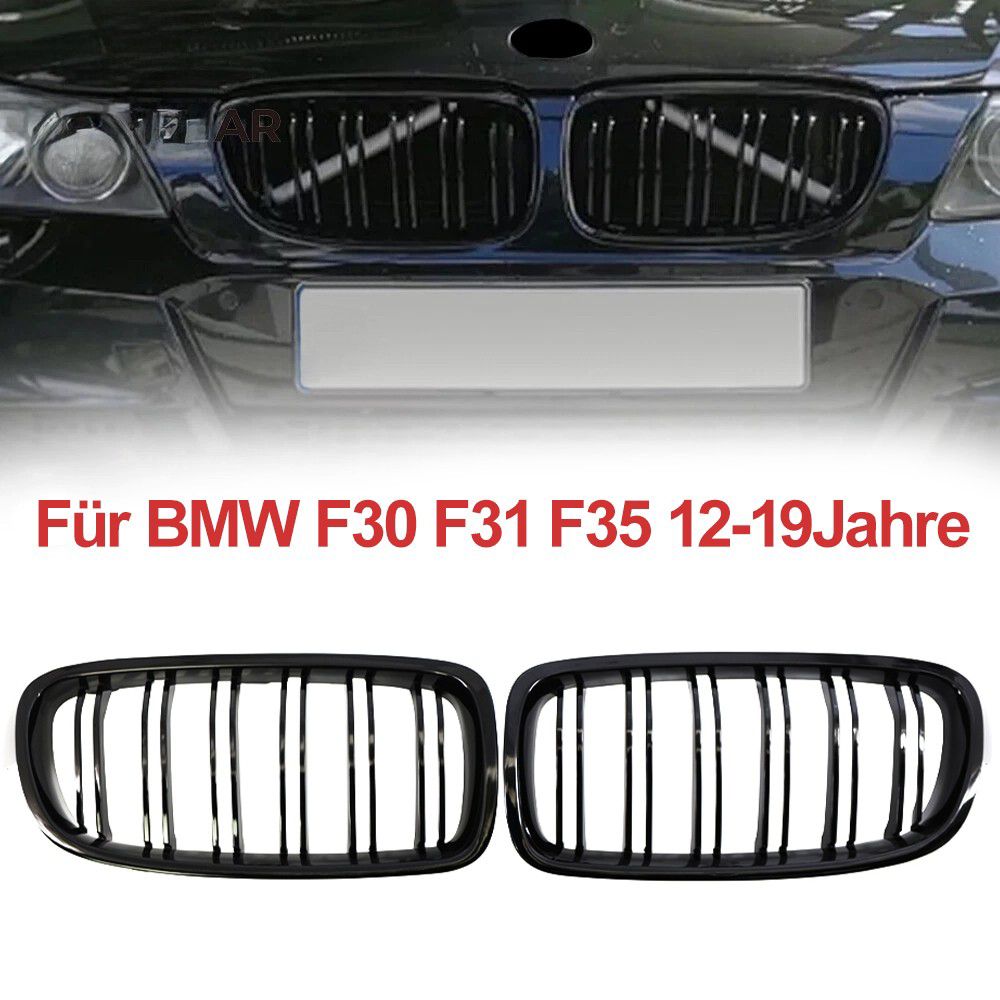 Kühlergrill Doppelsteg Nieren Grill 3er F30 F31 F35 Frontgrill