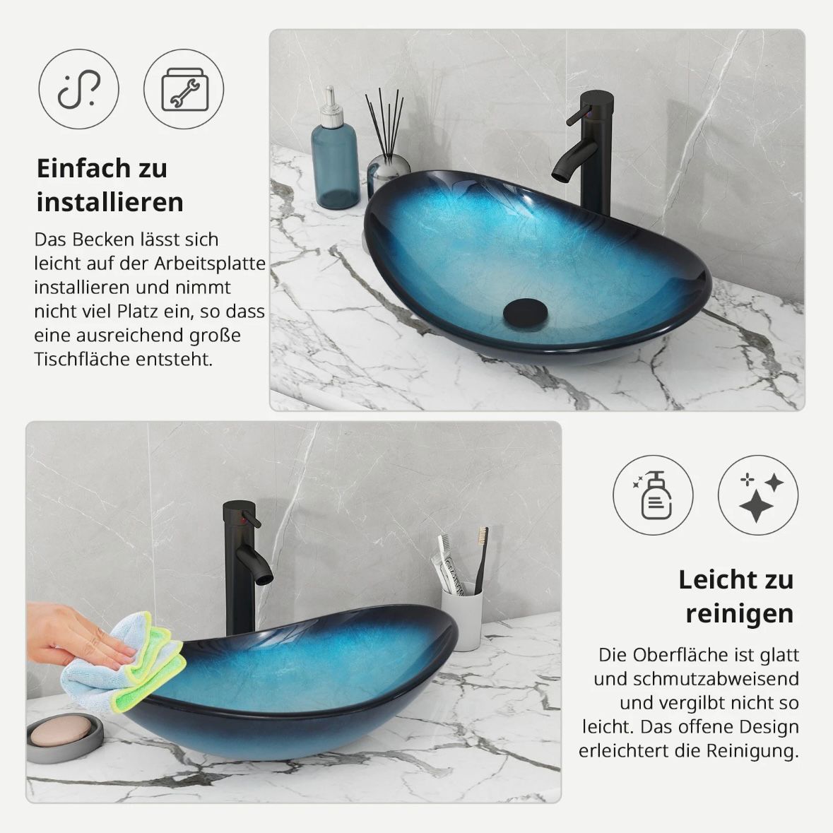 Waschbecken Aufsatzwaschbecken Waschtisch