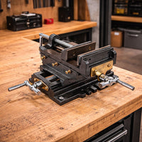 Maschinenschraubstock 125mm 2-Achsen Kreuztisch Schraubstock Schrauben