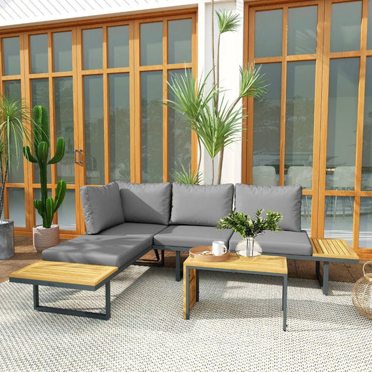 Gartenmöbel Set 6 Personen Gartenlounge Eckbank Möbel