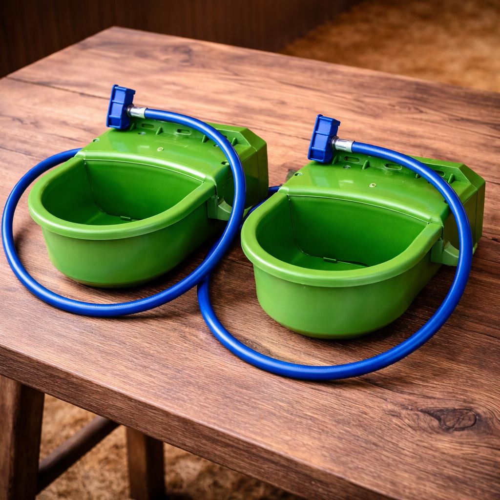 2x Tränkebecken 4L Schwimmertränke Tränke Pferde Stall