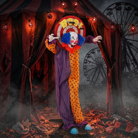 Halloween Animatronic Clown Deko Horror Grusel Dekoration 167cm