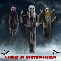 Halloween 3x Hängende Skelett Geister Deko Geist Verstellbare Arme
