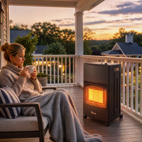 Gas Heizstrahler Outdoor Terrassenheizer Rollen Schutzhülle