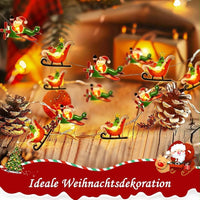 Lichterkette 3m LED Batteriebetrieben Weihnachtsdeko
