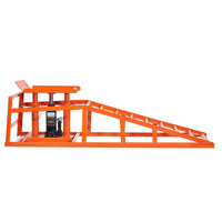 2x Hydraulische Autorampen Servicerampen Autoreparatur 27-36cm Stahl