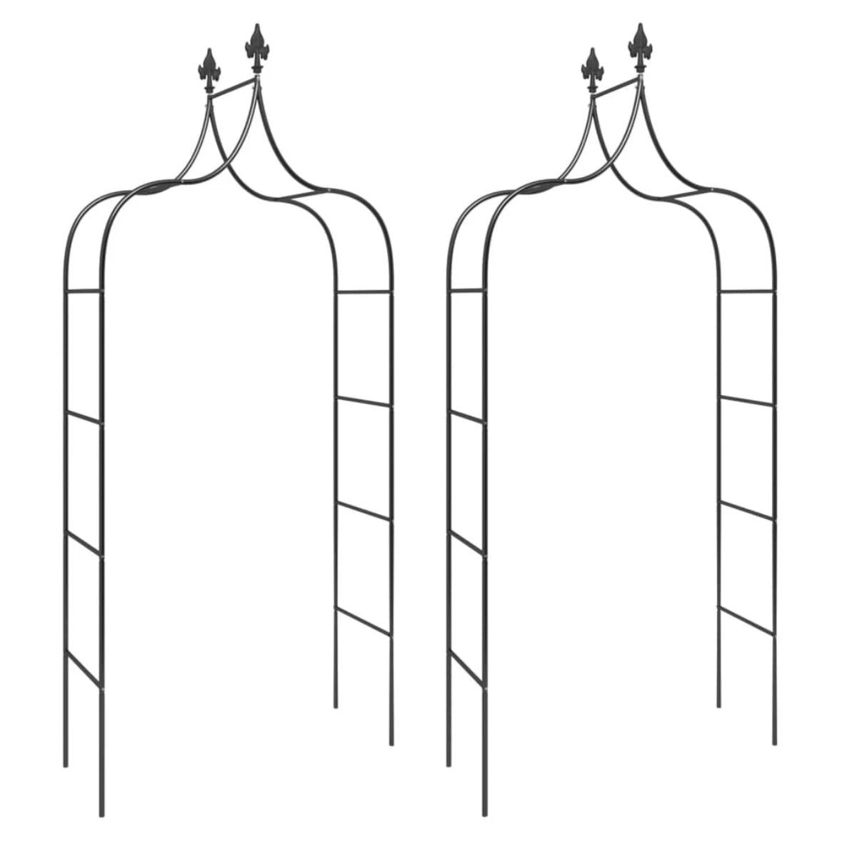 2x Gartenbogen Rosenbogen Rankhilfe Torbogen Spalier