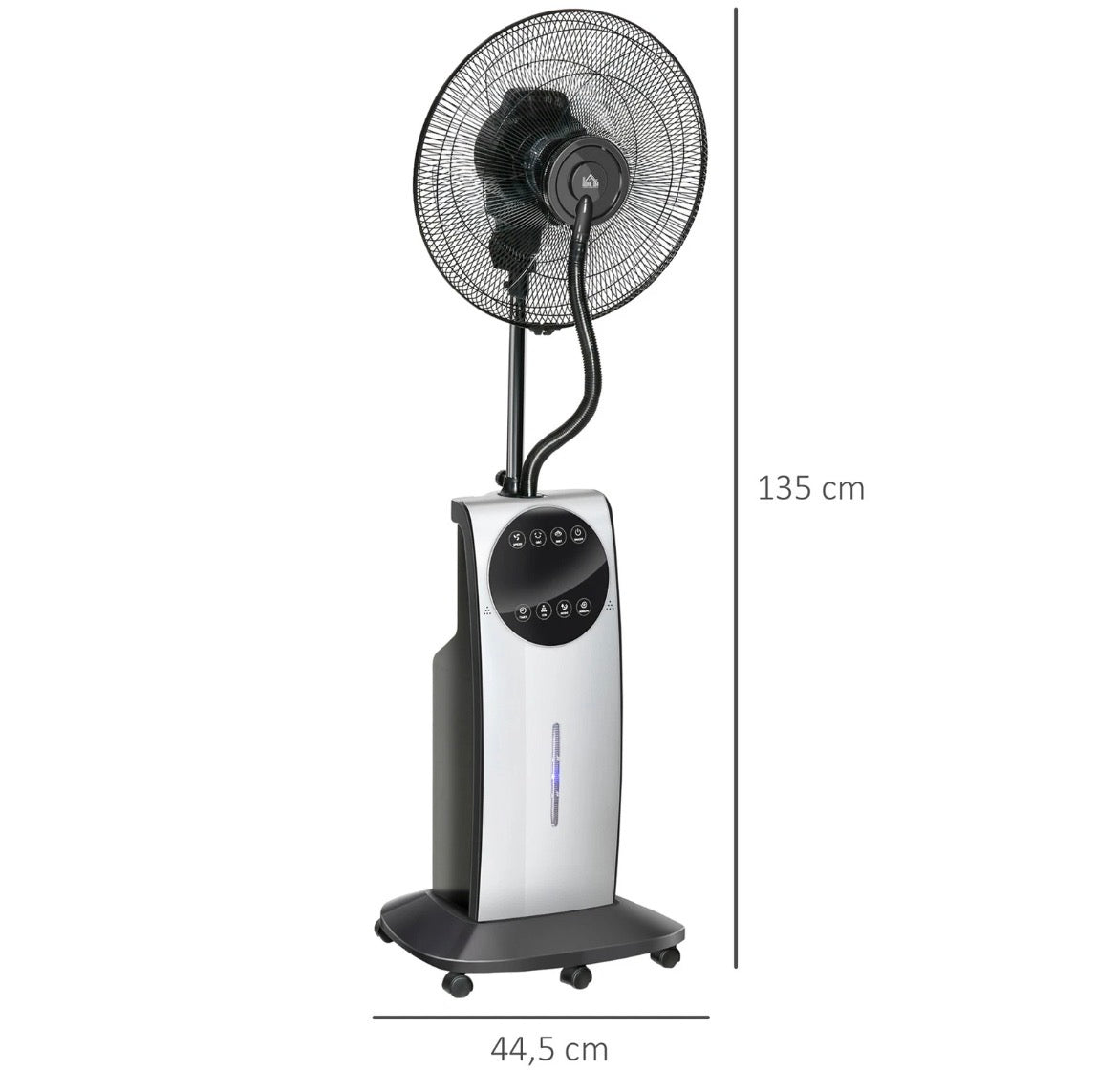 Nebel Ventilator Sprühnebel Standventilator Wasserabkühlung
