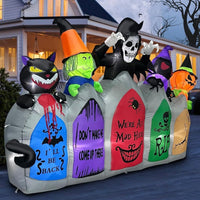 Aufblasbare Halloween Dekoration Dekowand Wand