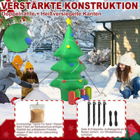 150cm Aufblasbarer Weihnachtsbaum LED Beleuchtung Weihnachtsdeko