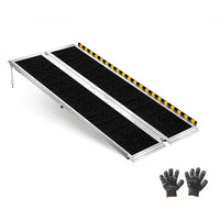 Rollstuhlrampe362kg Alu Auffahrrampe 1520x745mm Rampe Rohlstuhl