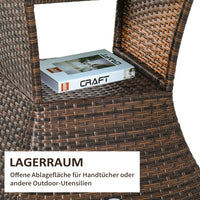 Gartentisch Beistelltisch Terrassentisch Sonnenschirmständer Gartenmöbel