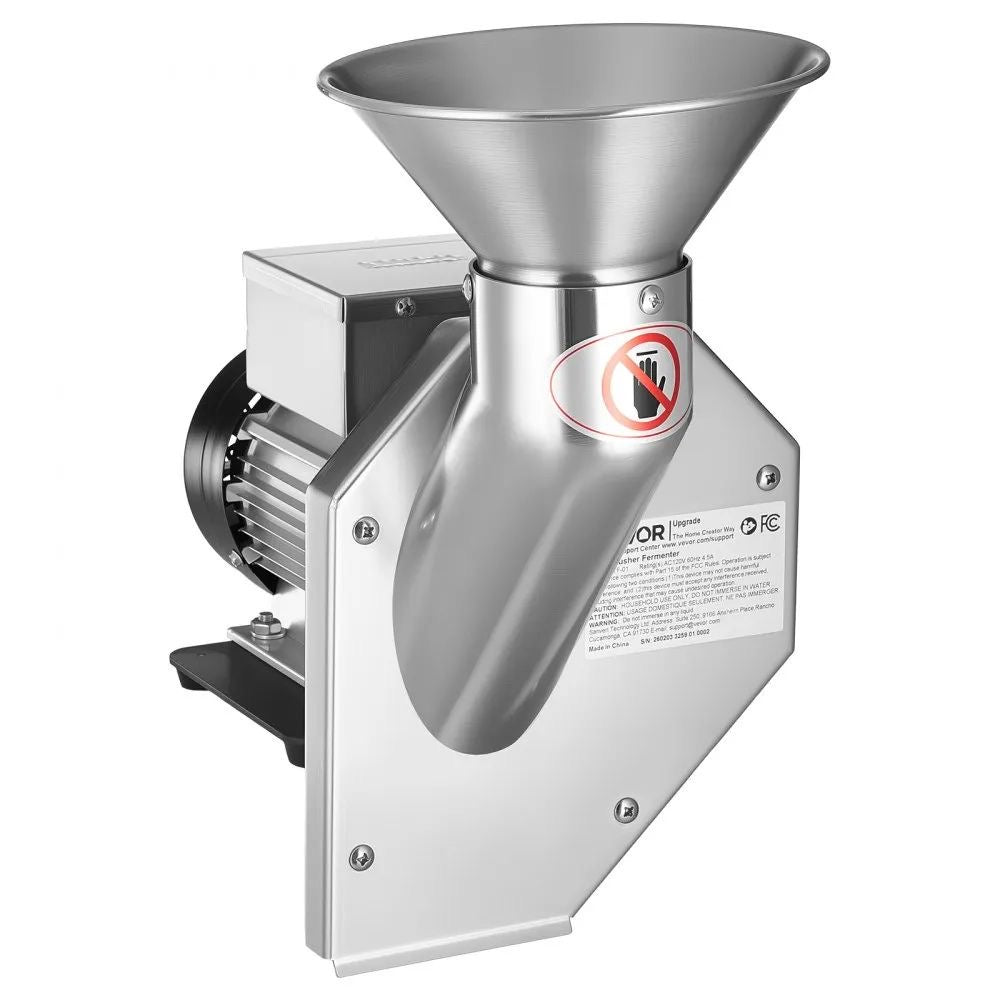 Obstmühle Äpfel 550W Obsthäcksler Obstzerkleinerer Häcksler Mühle