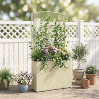Hochbeet Rattan Optik Pflanzkasten Pflanzbeet Gartenbeet Gartenpflege