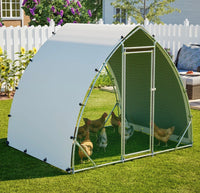 Kleintierstall 252×192×204cm Freilaufgehege Kleintiergehege Hühnerkäfig