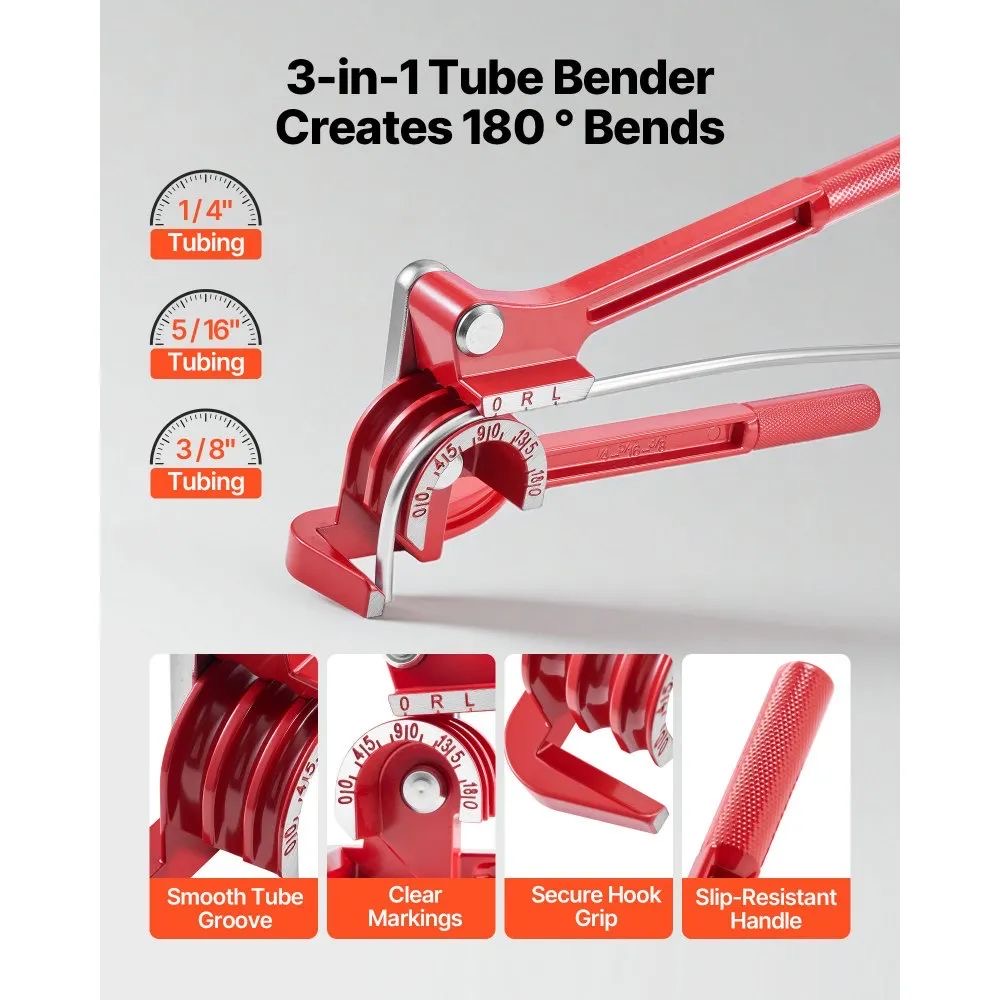 Bremsleitungs Reparaturset Bördelgerät Set 3/16” 7,6m Leitung Werkzeug