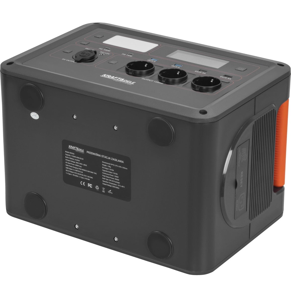 Powerstation 1152Wh 1200W Tragbare Stromversorgung