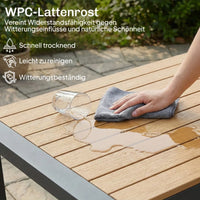 Gartenmöbelset Sitzgruppe 2er Sofa 2 Sessel Beistelltisch