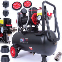 Ölfreier Kompressor 24L 1300W 8 bar 230V Druckluft Werkstatt