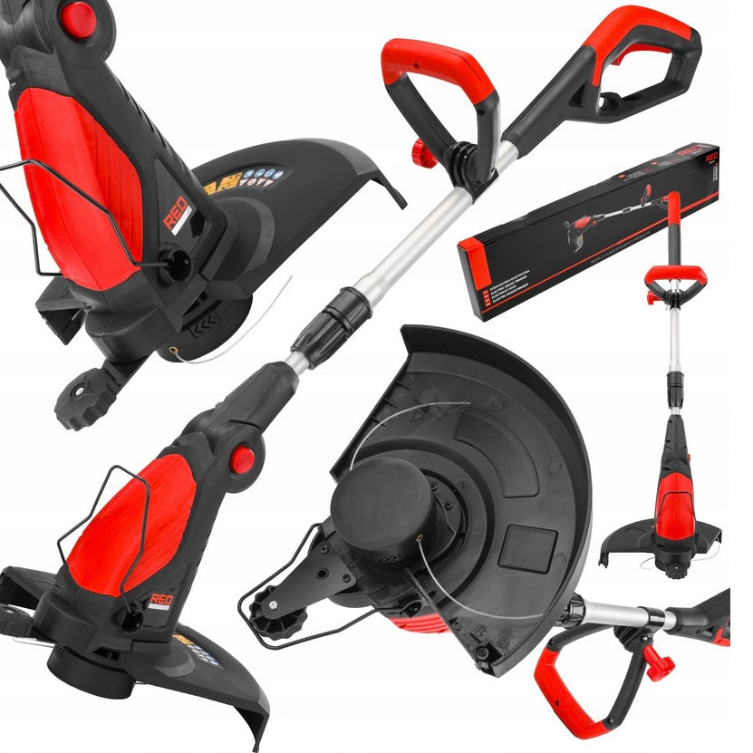 Elektro Rasentrimmer 1450W Motorsense Gartensense Doppelfadenkopf 330mm