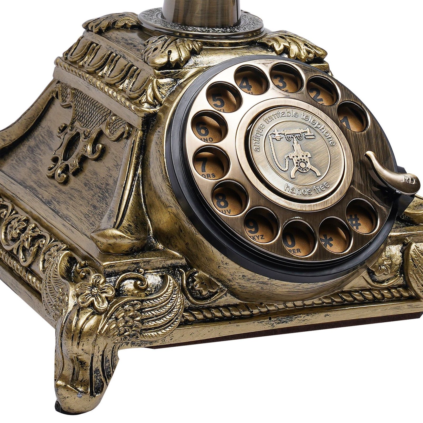 Retro Telefon Schnurgebunden Nostalgie Festnetz Tischtelefon Wohnzimmer