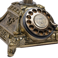 Retro Telefon Schnurgebunden Nostalgie Festnetz Tischtelefon Wohnzimmer
