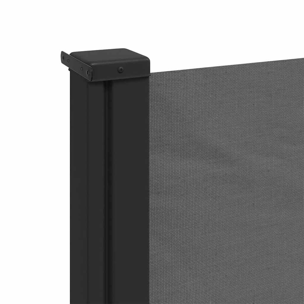 Ausziehbar Seitenmarkise Anthrazit 117x300cm Sichtschutz Windschutz Terrasse