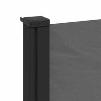 Ausziehbar Seitenmarkise Anthrazit 117x300cm Sichtschutz Windschutz Terrasse