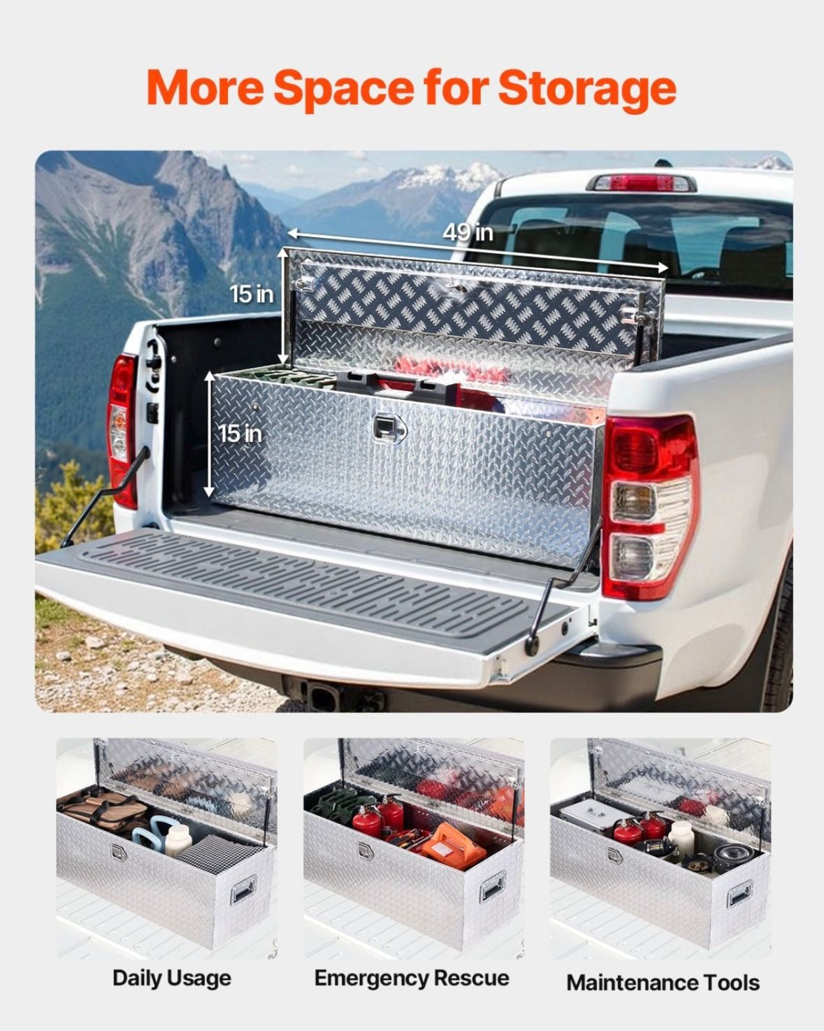 Truckbox Anhänger Werkzeugkiste Aluminium für Ladeflächen Kiste