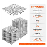 50x Bodenfliesen 30x30cm PVC Garagenboden Bodenbelag Fliesen Boden