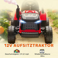 Elektrischer Kinder Traktor Anhänger 
Kinderfahrzeug Elektrotraktor