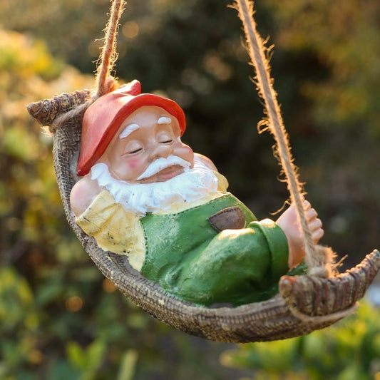 Gartenfigur Wasserdicht Gartenwichtel Figur Zwerg Gartendeko