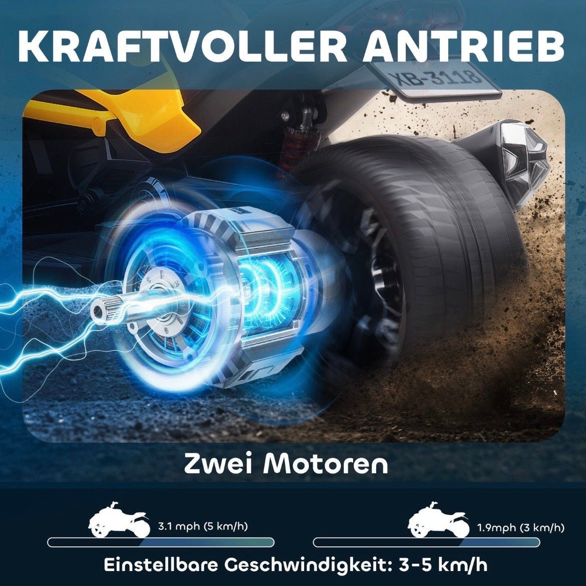 Elektroquad Kinder 12V Kinderquad 
Quad Elektrospielzeug
