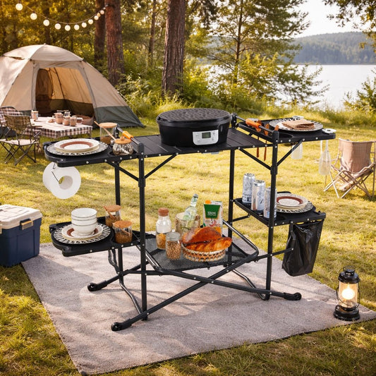 Campingküche Campingtisch Tisch Camping Tischplatte Tragetasche